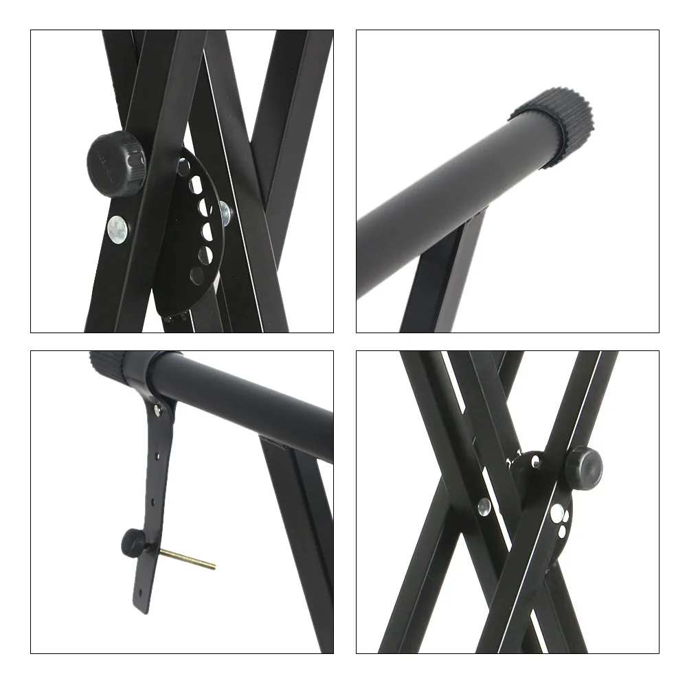 Aluminum Joint Double X Keyboard stand,electronic organ Piano Keyboard Stand