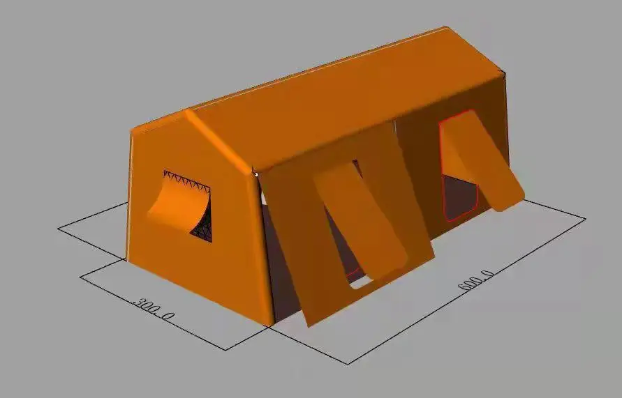 Wholesale High Quality Waterproof Disaster Relief Canvas Outdoor Winter Green Army Canvas Camping Military Tent