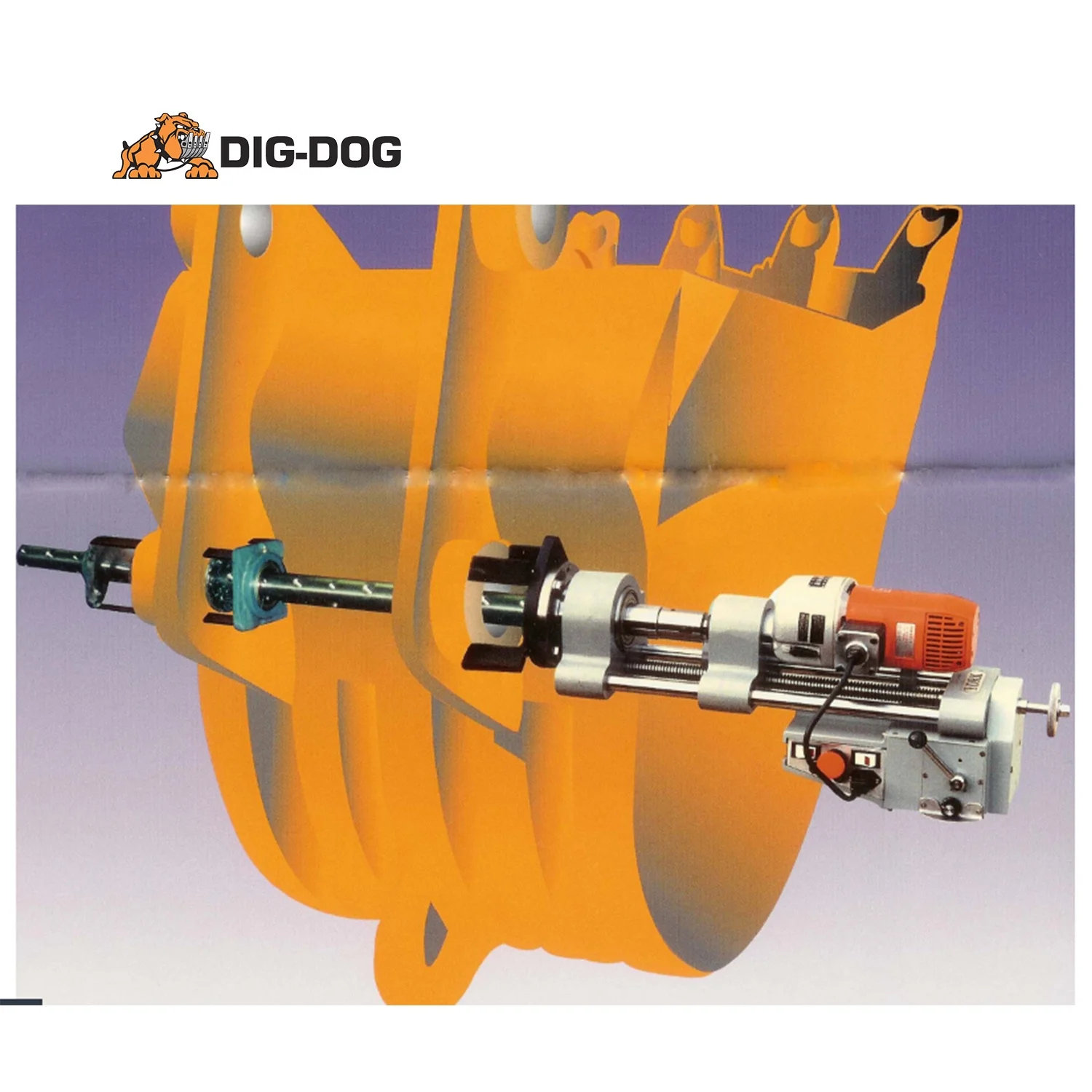 
DIG-DOG Top Quality XDT50 XDT40 Portable Hydraulic Line Boring Machine 