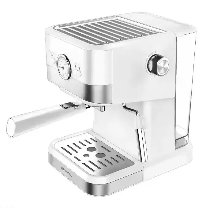 Compact Semi-Automatic Espresso Machine with High Pressure Steam for Home Use: All-in-One Coffee and Milk Frothing XMJL008-3110