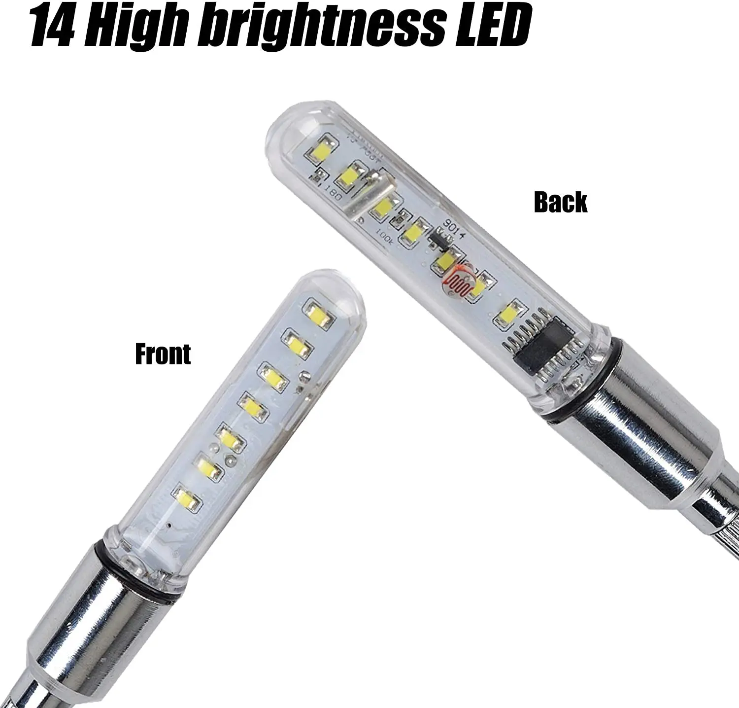 Light and Motion Sensor 7 LED Flashing 30 Mode Waterproof Bicycle Wheel Tyre Tire Valve Stem Cap Lights For Night Cycling Safety