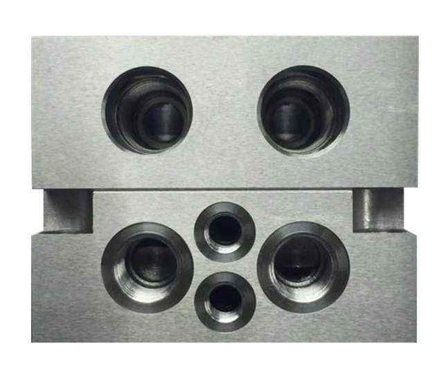 Factory 6061 6082 7075 CNC Customized Zinc Chromium Plated Hydraulic Manifold Valve Block Custom Machining Aluminium CNC Service