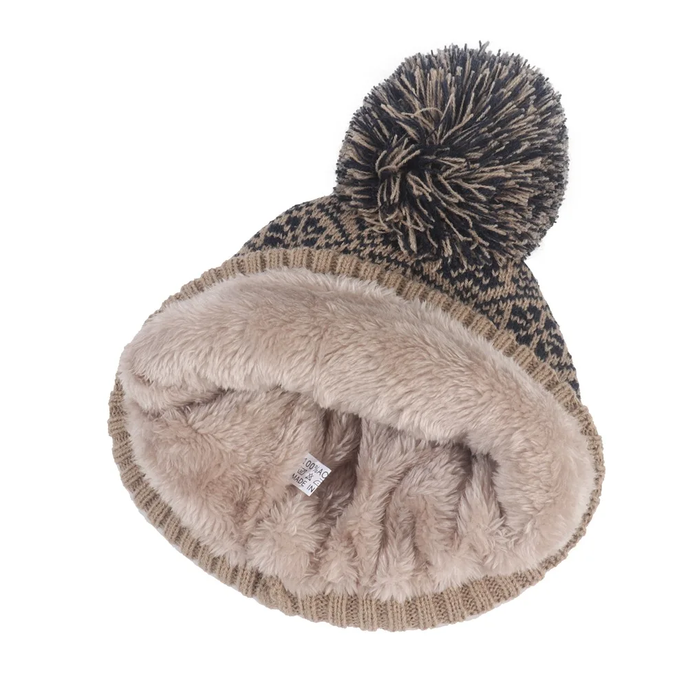 Осенне-зимняя 2024 Мужская/женская новая шапка шарф перчатки холодостойкая теплая вязаная шапка комплект