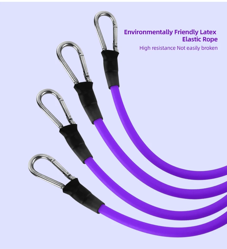 Multifunction Tension  4  tubes foot elastic multi-function fitness tension pull rope exerciser  resistance band pedal