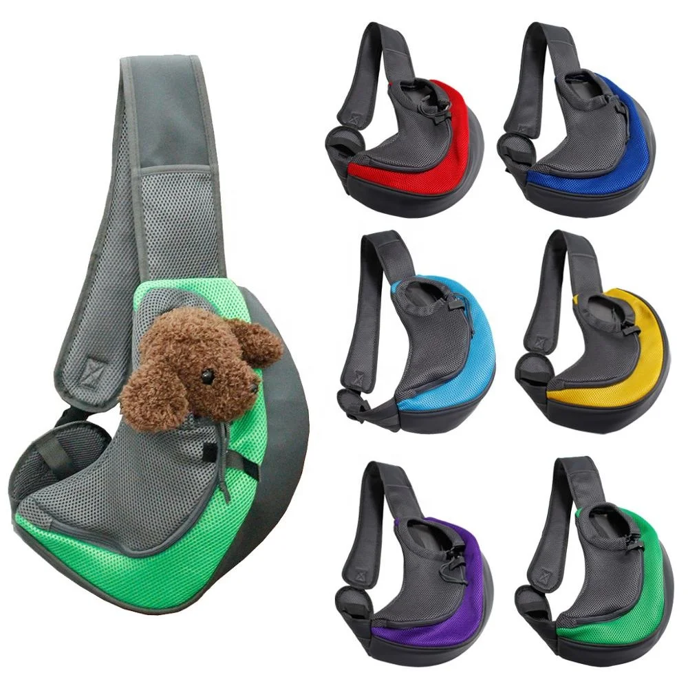 Outdoor Oxford Pet Travel Carrier Bag Breathable Single Shoulder Dog Bag