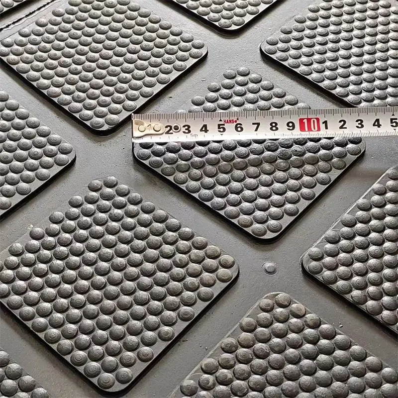 New Rubber Stall Mats Textured Bottom Surface For Livestock 4X 6 Foot Straight Edge Horse Stall Mats