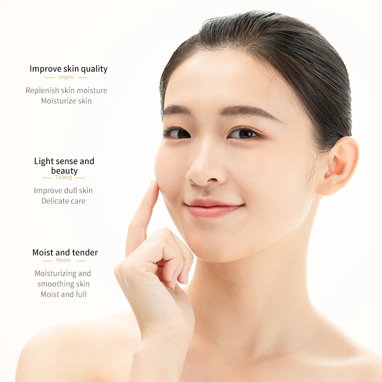 Private label customized organic pure natural female facial moisturizing and whitening skin care set