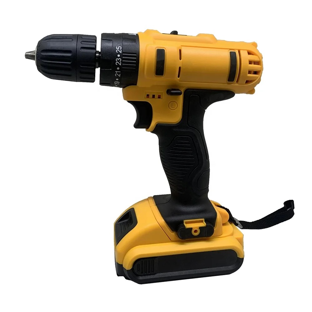 OEM 18V Power Tool Two 1500mah Battery Cordless Electric Hand Drill With Socket