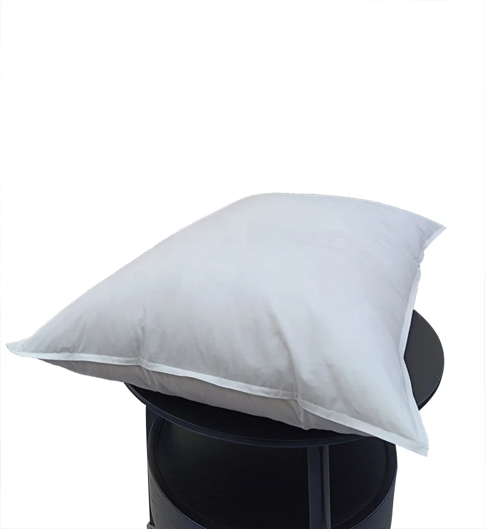 Wholesale Interior Filling with 100% Polyester and Duck Feather Hotel White Bed Pillow