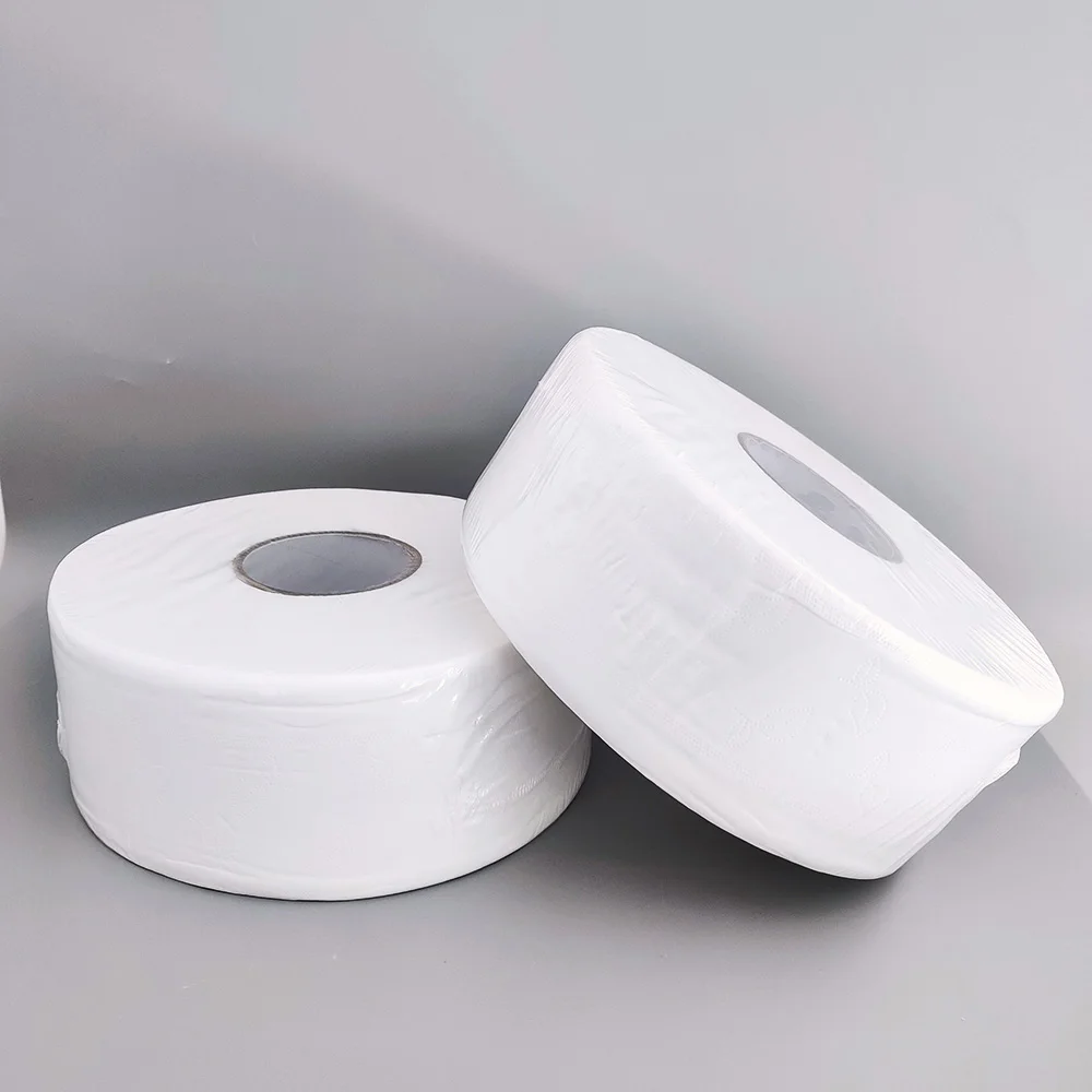 Commercial Eco Friendly Soft High Water Absorption Jumbo Roll Toilet Paper 2Ply Jumbo Roll Toilet Paper Roll
