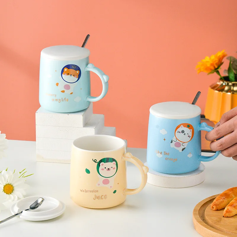 OEM ODM Popular Top Grade Customized Logo 450ML Custom Ceramics Mug For Coffee Shop