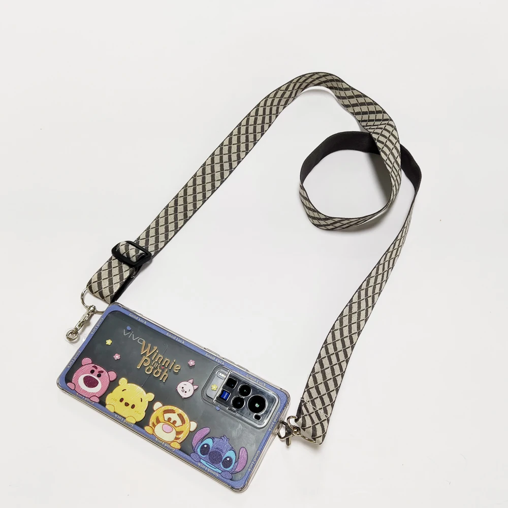 Модный и простой коричневый Чехол для мобильного телефона из полиэстера с одним плечевым ремнем ремешки