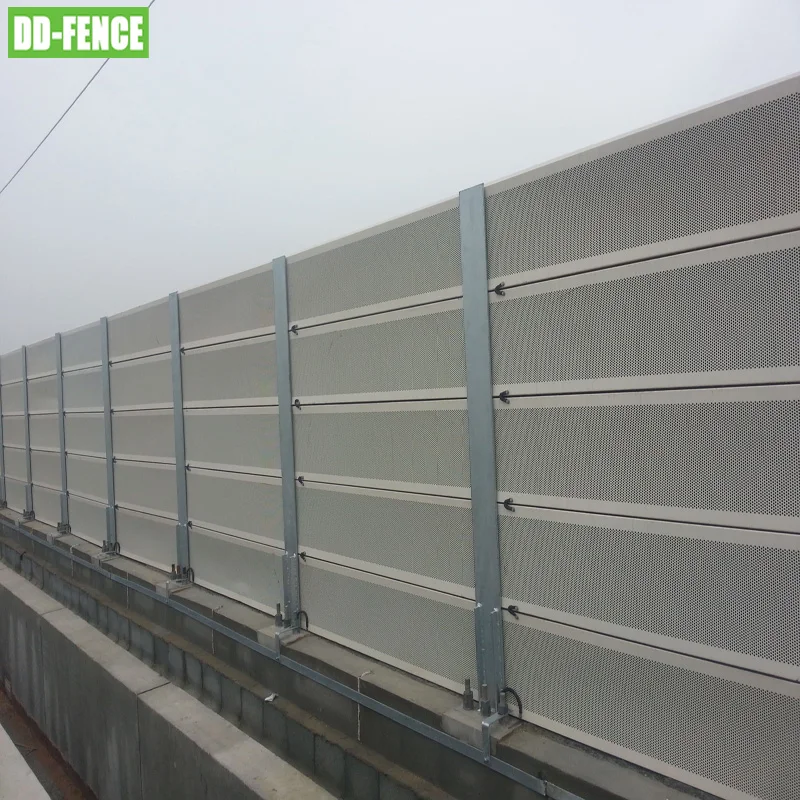 Factory Supply Metal Mobile Noise Reduction Road Sound Barrier Isolation Barrier Highway Noise Barrier
