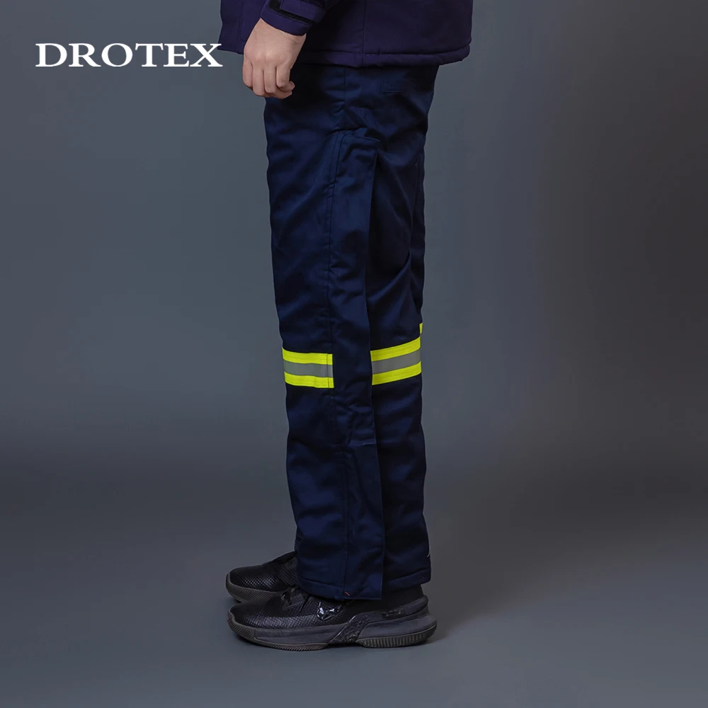 Industrial Flexible Winter Thick Safety Clothing Work Anti Static Fire Resistant Multi Pocket Work Pants