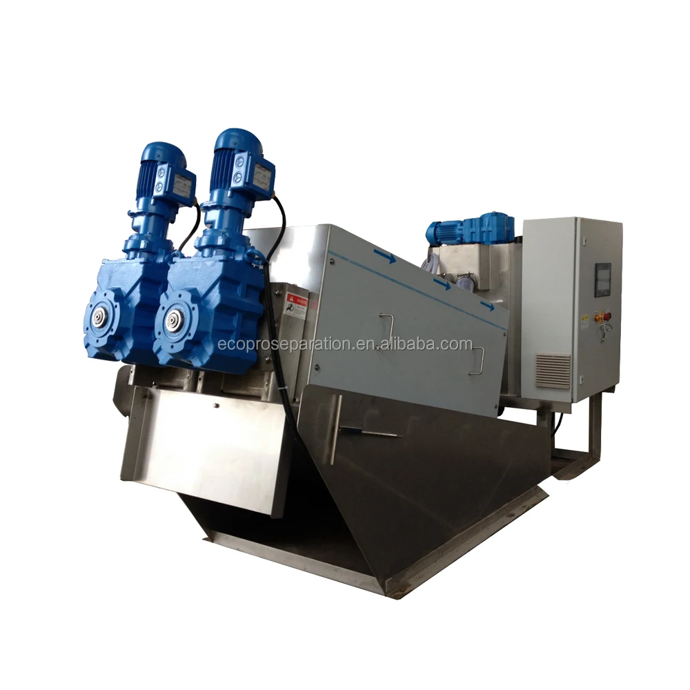 Screw Press Sludge Dewatering Machine Sludge Dehydrator for Industrial Wastewater Treatment