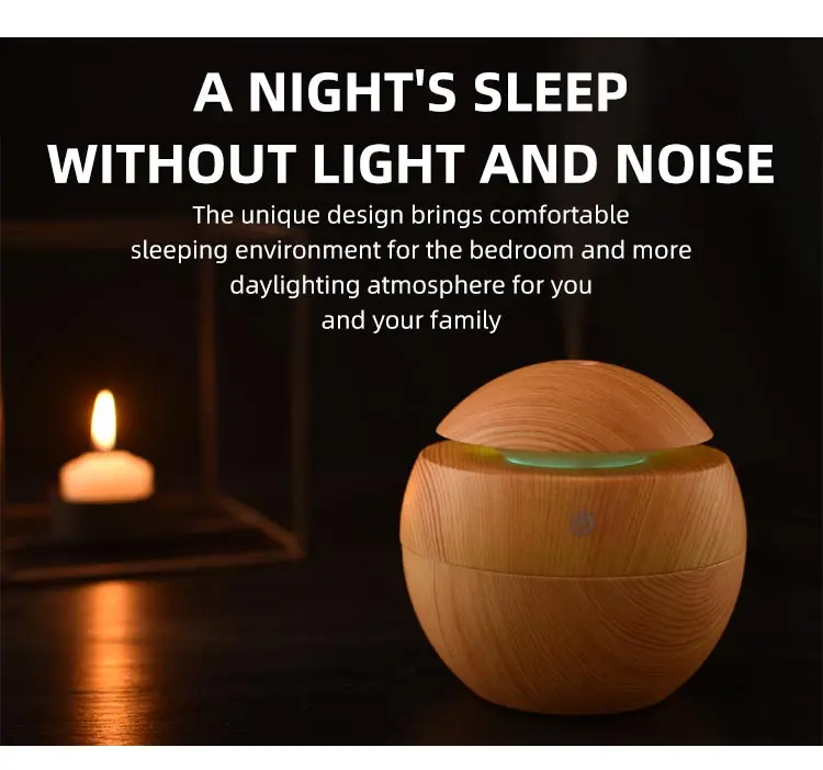 wood grain ultrasonic humidifier