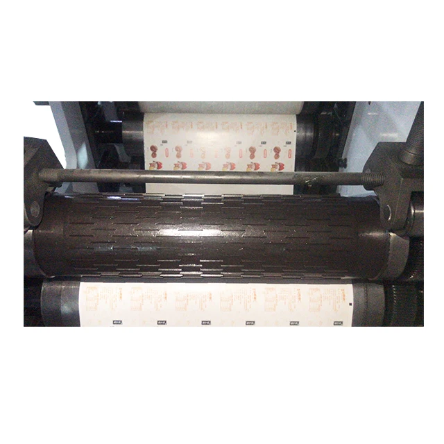 Raloyal  320 mm Automatic  Adhesive Label Sticker 2 units two  Die Cutting Section Rotary Die Cutting Machine