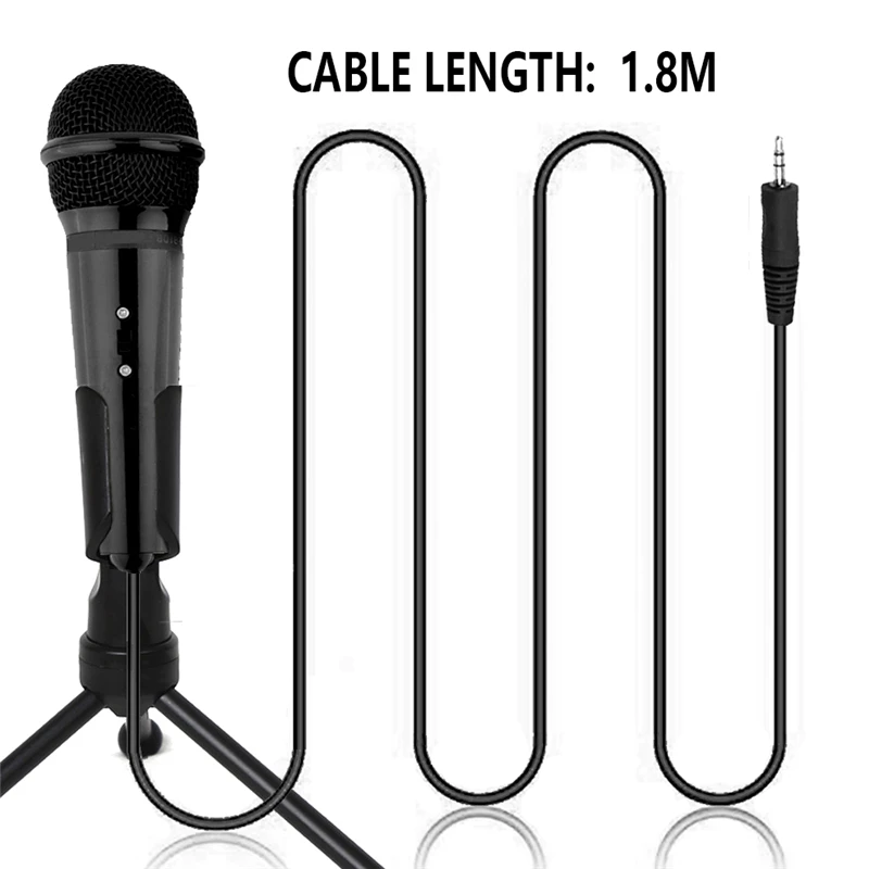 
SF-910 Wired Microphone 3.5mm Microphone With Tripod Computer Microphones 