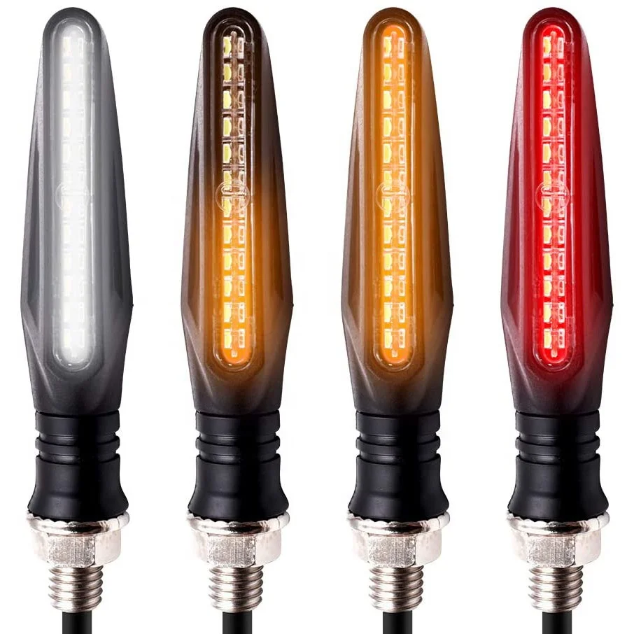 
Motorcycle Turn Signals Light Flasher LED Flowing Water Blinker Motorcycle Flashing Lights Pointer motorcycle Turn led Indicator 