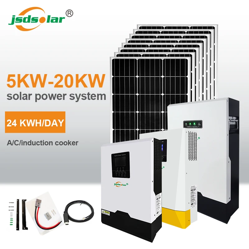 Custom off grid solar power system 2kw 3kw 5kw 6kw 8kw 9kw 10kw 12kw 14kw 15kw photovoltaic system