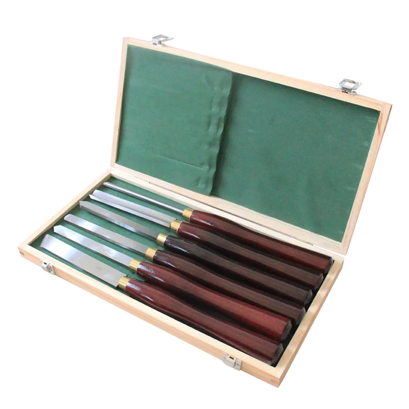 8 Piece Wood Lathe   HSS Steel Blades  Wood Turning Tools Lathe