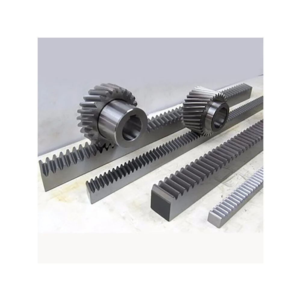 High Precision Hobbing Steel Material Door Helical Small Rack And Pinion Gear For Sliding Gate Opener