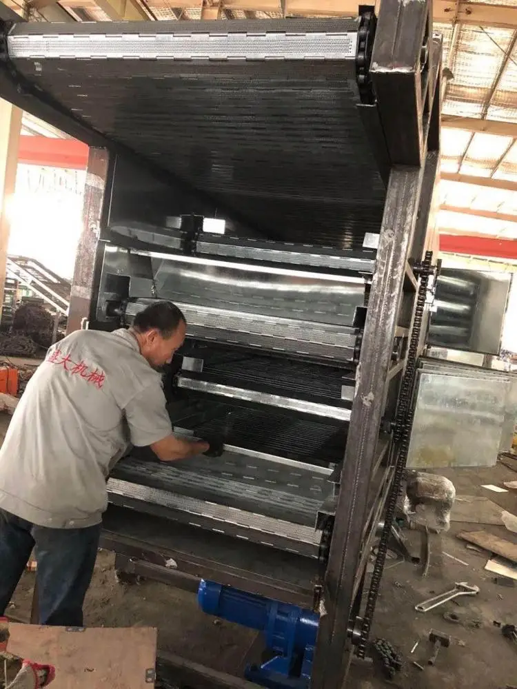 Multi-layer screw conveyor dryer conveyor Machine printing conveyor dryer