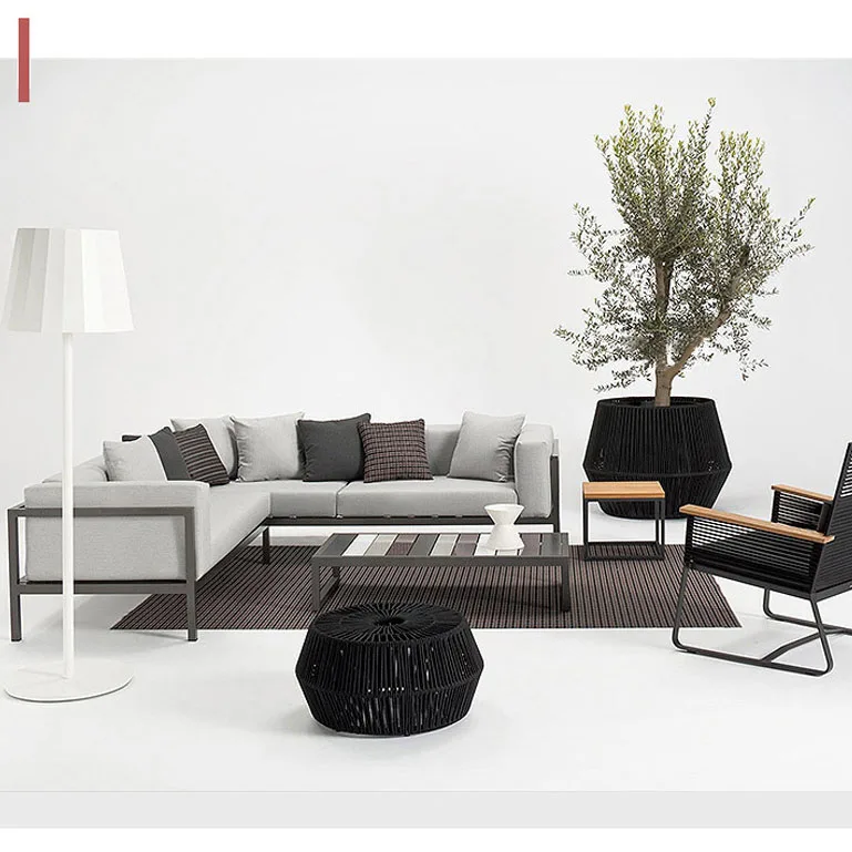 Nordic Outdoor Sofa Tea Selection Court Best Garden Living Room Outside Booth Terrace Aluminum Furniture