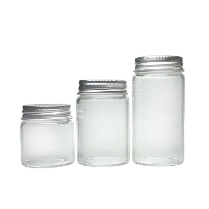 Large Diameter Glass Vial High Borosilicate Glass Bottle for Spice