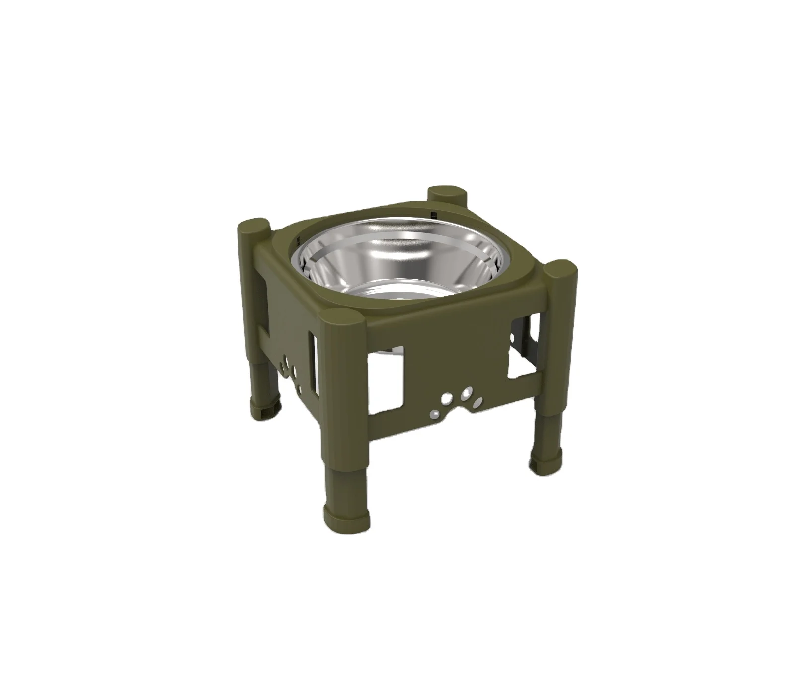 OEM New Elevate Adjustable Heights Water Flowing Pet Bowl For Cats Dogs