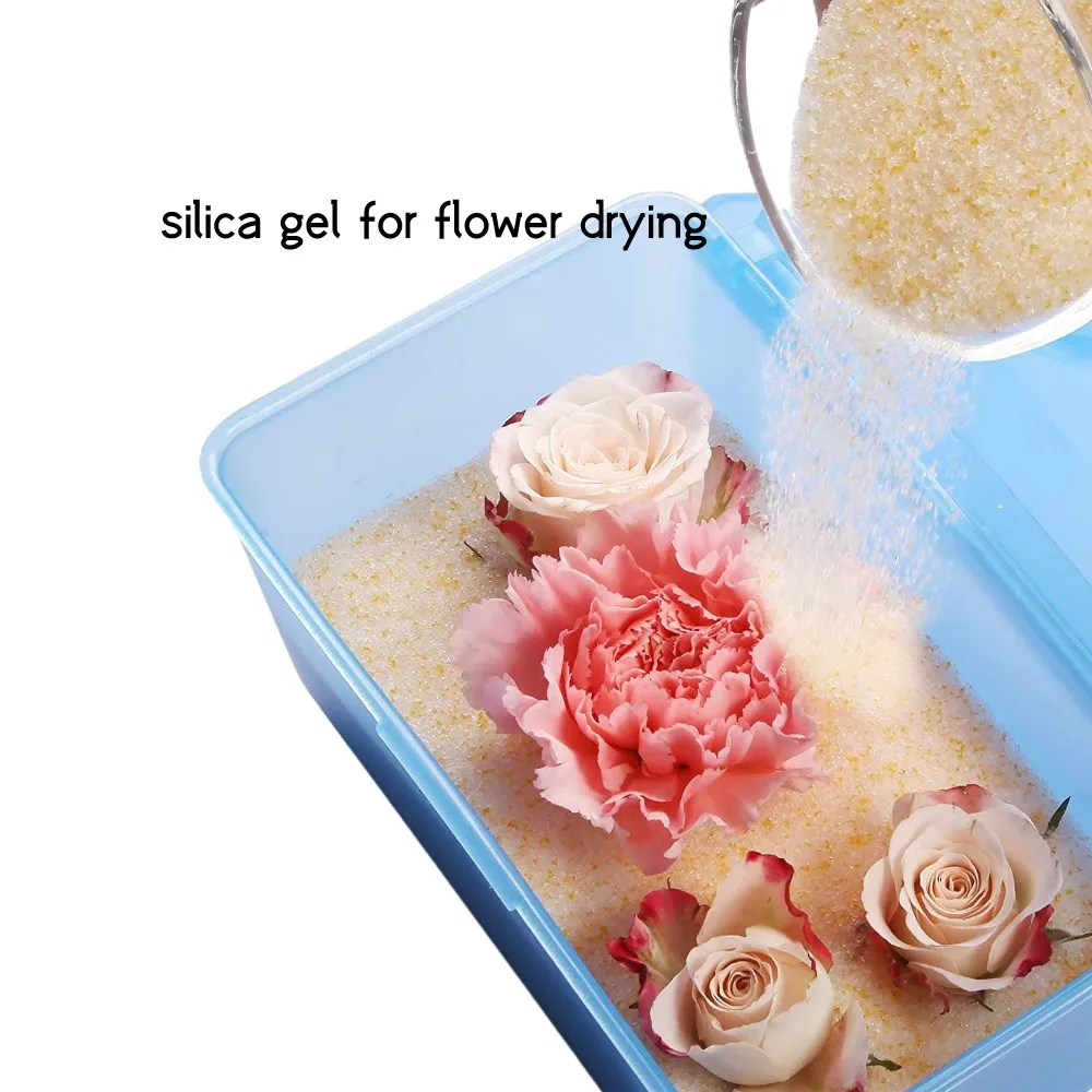 china made no dust high purity silicone gel powder for drying flowers
