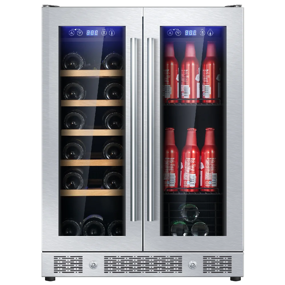 Wine Cooler Refrigerator Beverage Cooler 24 inch 120 can