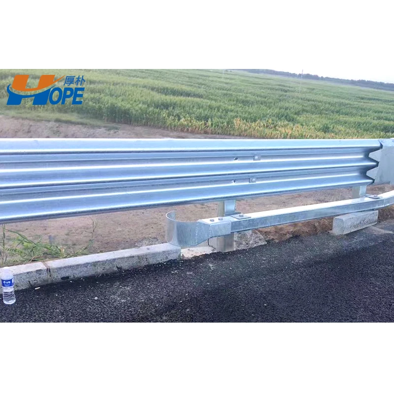 AS/NZS Standard Three Beam Corrugated Guardrail Outdoor Steel Traffic Barrier for Roadways Hot Dip Galvanized