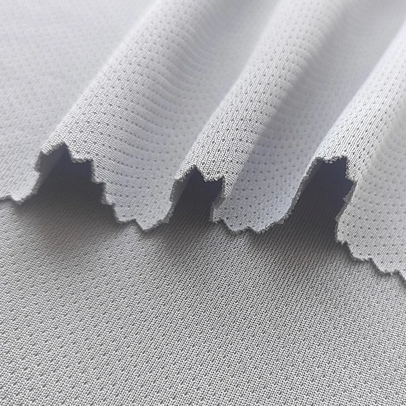 Quick dry Polyester Spandex fabric Stretch Jersey lining fabric mesh fabric