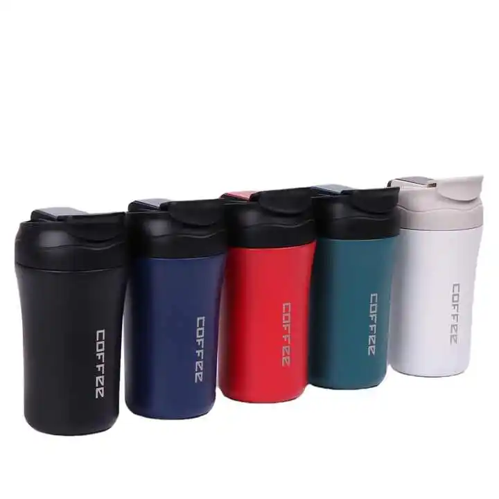 New Design Portable Outdoor Custom Printed Double Wall Hot Beverage Eco Friendly Stainless Steel Coffee Cup