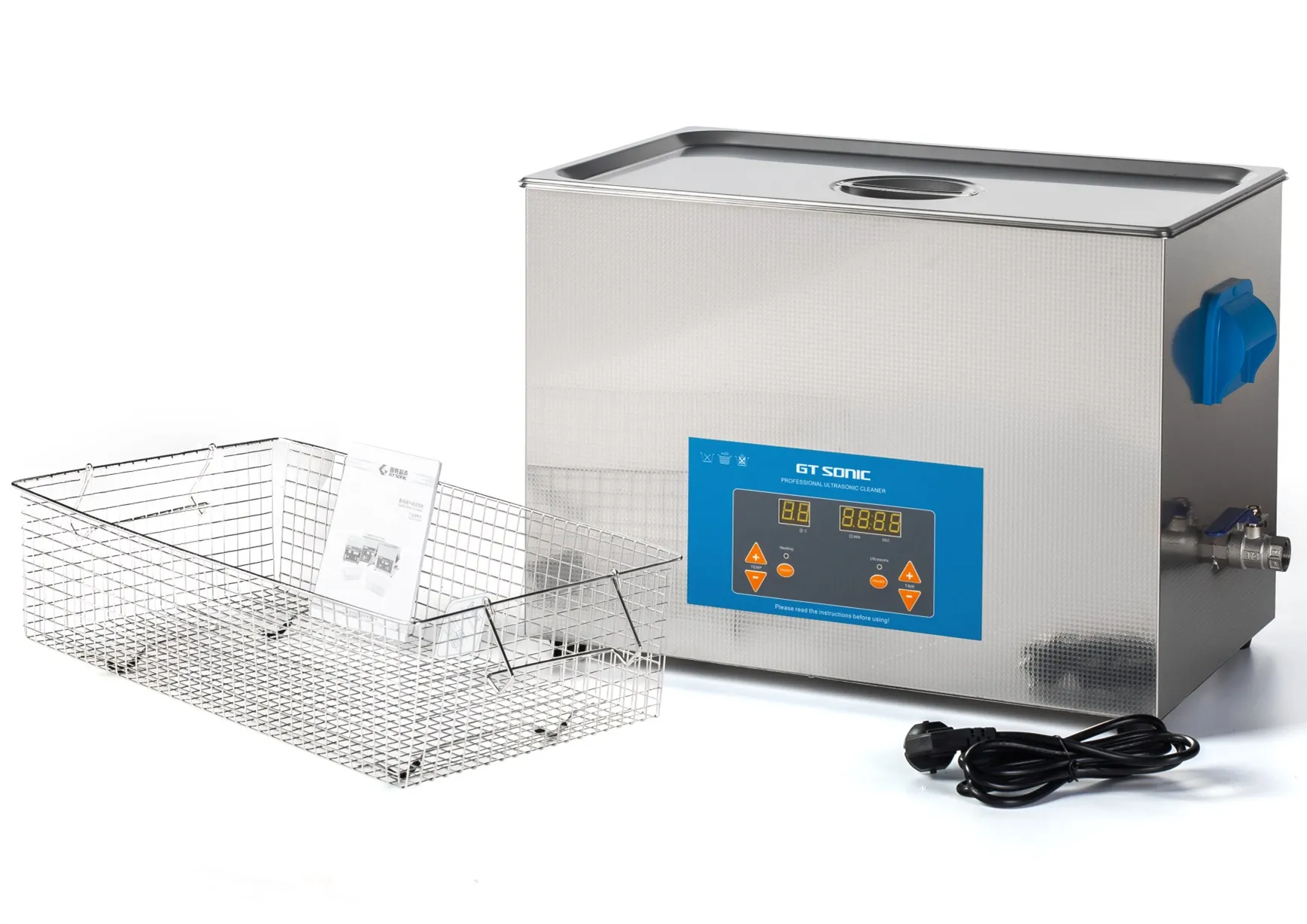 GT SONIC Supplier VGT-2227QTD 27L engine block ultrasonic cleaning machine