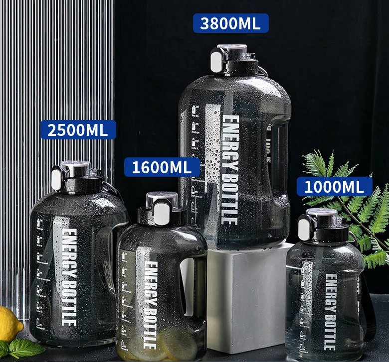 Large Water Jug Motivational Water Bottle Gallon sportsWater Bottle With Times Marker Gym bottle water