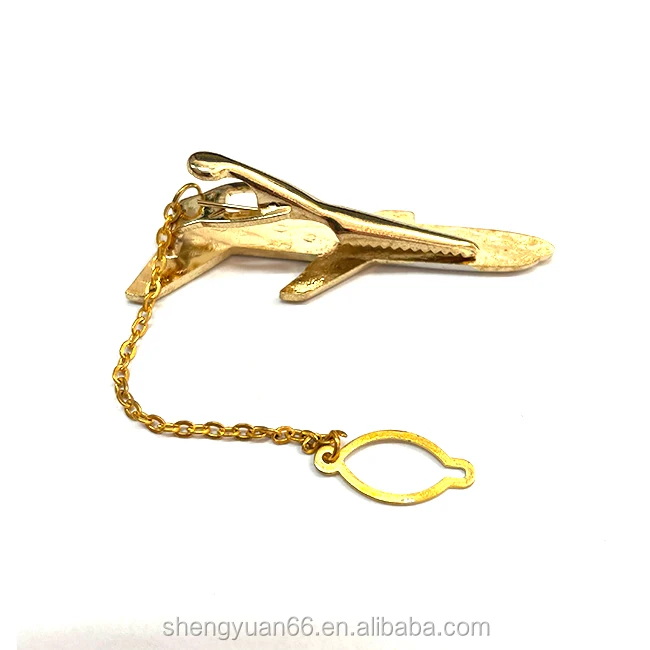 Зажим для галстука самолета для высококачественных мужских зажимов для галстука рубашки самолета