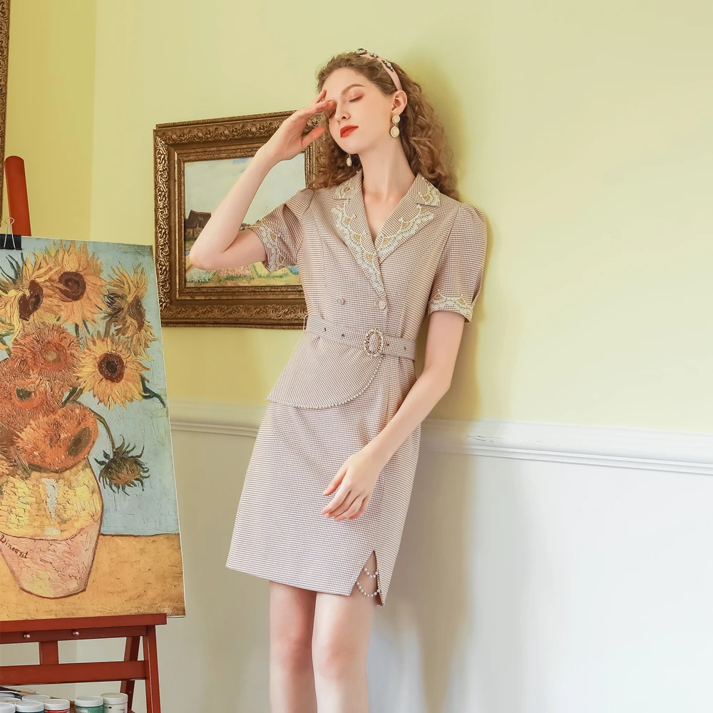 Girls Dresses Chiffon Floral Temperament Slim Casual Womens Dress Hot Sale Products