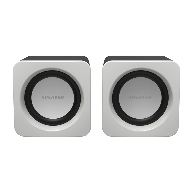 Portable Mini Computer Speaker 3.5mm Aux Audio Plug Desktop Laptop Speakers