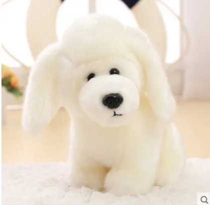 Custom cute lifelike plush dog toys