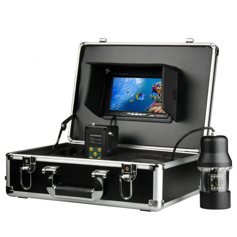 Waterproof Fish Finder   Underwater Fishing Video color CCD Camera System  with DVR at 20m to 300M cable