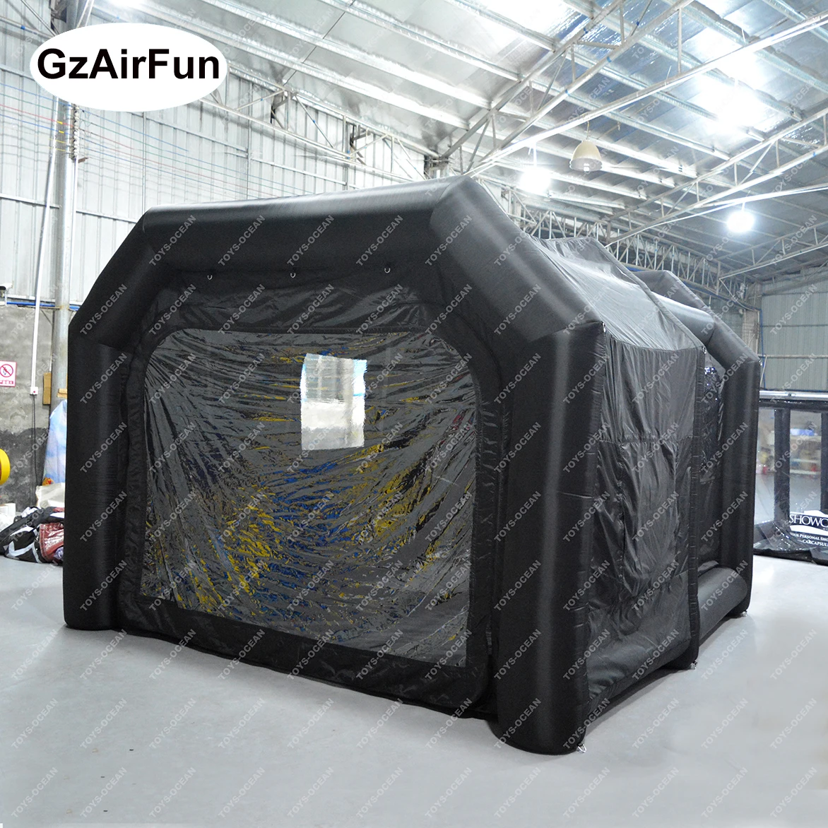 Custom inflatable car paint spray booth tent durable vehicle inflatable spray booth car painting for sale