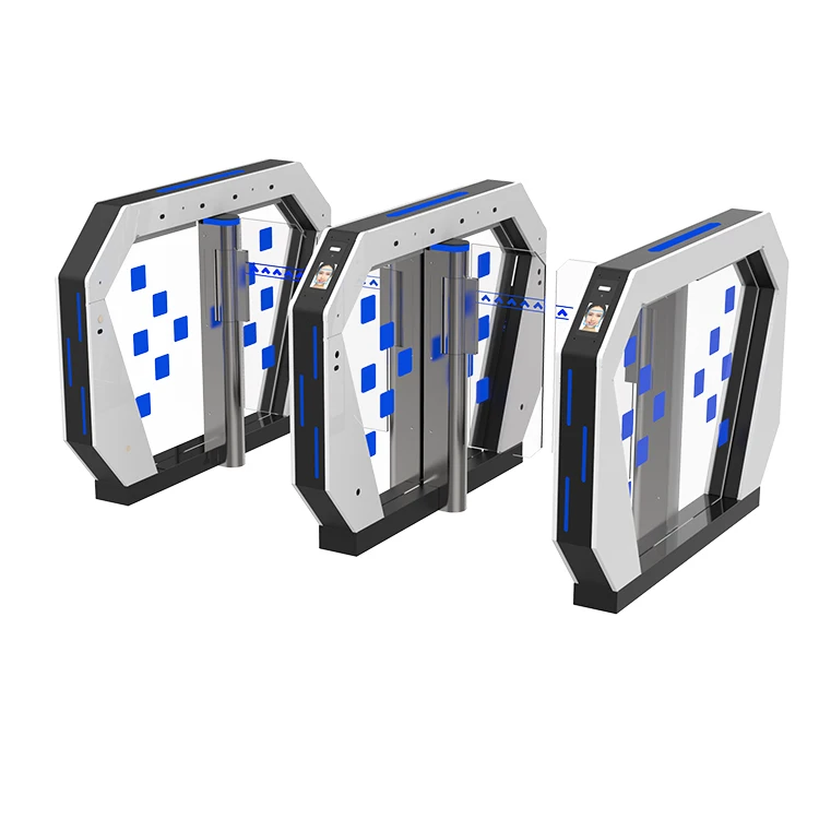 Office Building Entrance Security Automatic Anti Collision Access Control Swing Turnstile Barrier