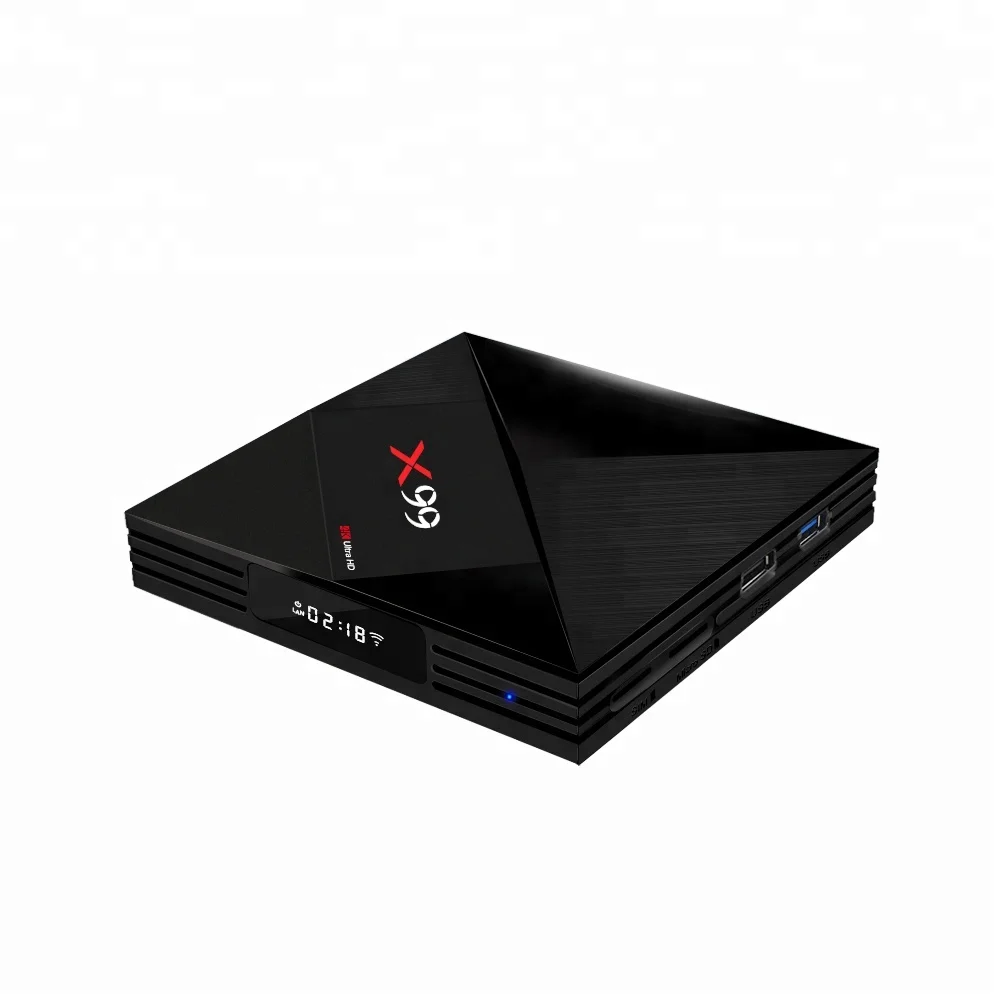 Высокое качество X99 RK3399 Quad core 5G Wi-Fi и Bluetooth 4,1 4 K TV box