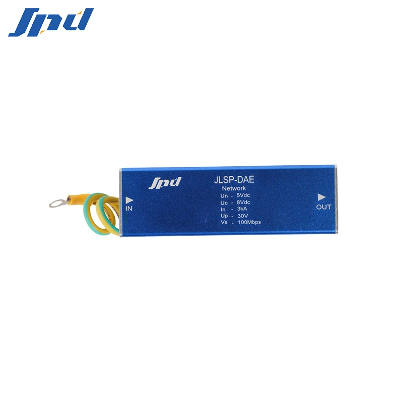 Din rail 100M rj45 lightning protection device ethernet surge protector