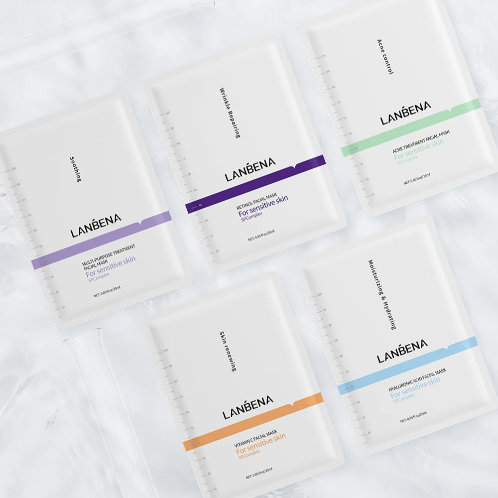 organic smoothing anti aging anti-wrinkle form and face use moisturizing korean facial mask bags skin care fruit facial mask