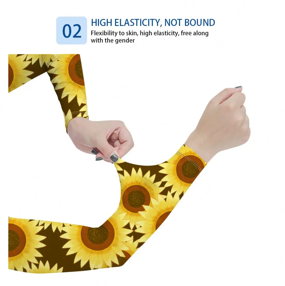  Design/Image/Name Women/Men Ice Sleeves Elastic Polyester MOQ 1 Small Order Vendor