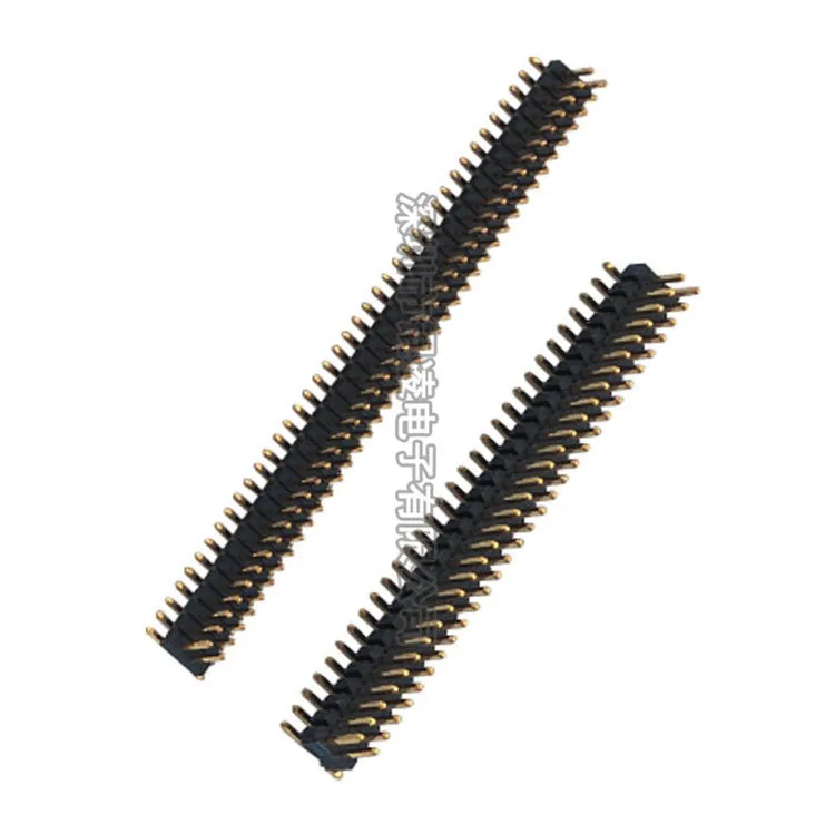 1.27mm Pin Header,Dual Row,SMT Type,Locating Peg or CAP connectors