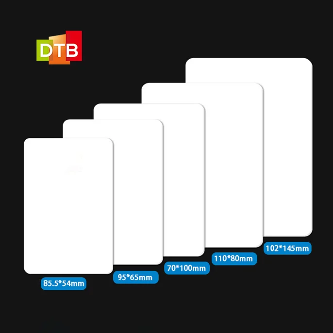 LF 125khz Rfid Blank Card Contactless Em4305 Tk4100 T5577 Chip Pvc Blank Card Printable card